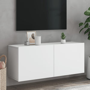 TV-Wandschrank Weiß 100 cm