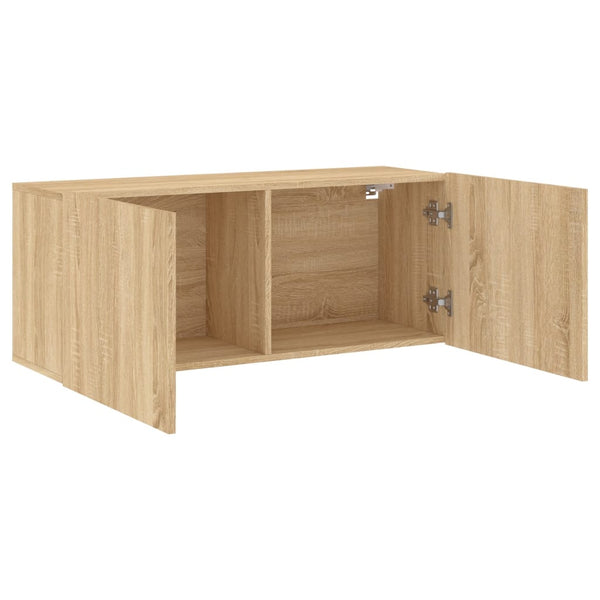 TV-Wandschrank Sonoma-Eiche 100 cm