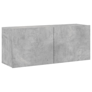 TV-Wandschrank, Betongrau, 100 cm