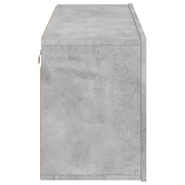 TV-Wandschrank, Betongrau, 100 cm