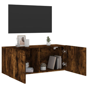 TV-Wandschrank Räuchereiche 100 cm