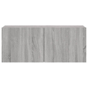 TV-Wandschrank Grau Sonoma 100 cm