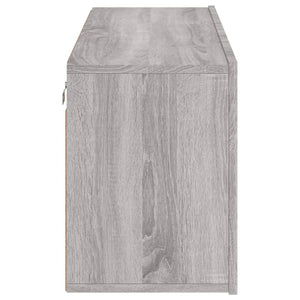 TV-Wandschrank Grau Sonoma 100 cm