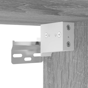 TV-Wandschrank Grau Sonoma 100 cm
