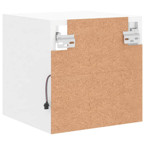 TV-Wandschrank mit LED Weiß 30 cm