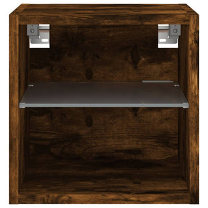 TV-Wandschrank Räuchereiche mit LED