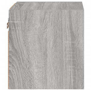 TV-Wandschrank mit LED Grau Sonoma 30x30 cm