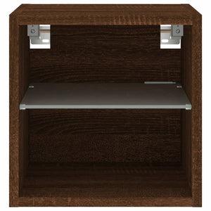 TV-Wandschrank mit LED Eichenoptik