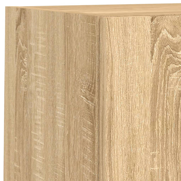 TV-Schränke mit LED Sonoma-Eiche, 2er-Set
