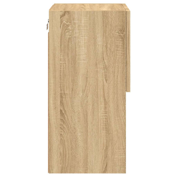 TV-Schränke mit LED Sonoma-Eiche, 2er-Set