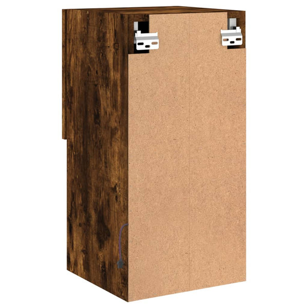 TV-Schränke mit LED Räuchereiche 2er-Set