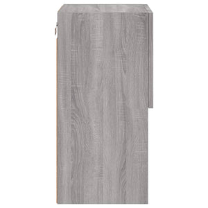 TV-Schrank mit LED Grau Sonoma 30,5x30x60 cm