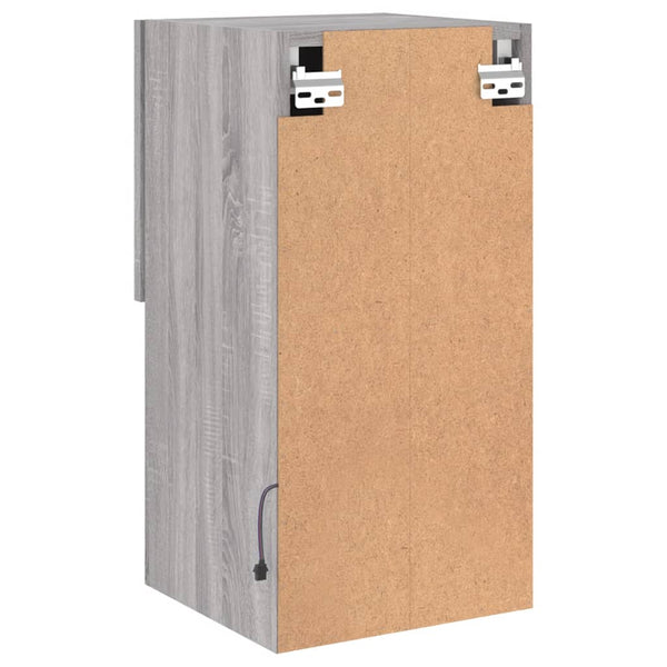 TV-Schrank mit LED Grau Sonoma 30,5x30x60 cm