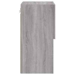 TV-Schränke mit LED Grau Sonoma 2er Set
