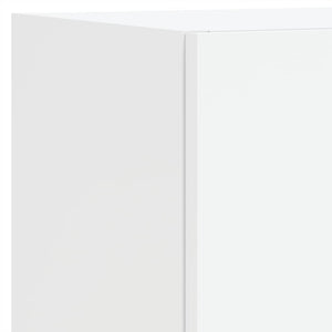 TV-Schränke mit LED, 2er-Set, Weiß