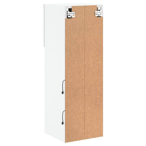 TV-Schränke mit LED, 2er-Set, Weiß