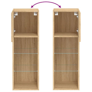 TV-Schrank Sonoma Eiche mit LED