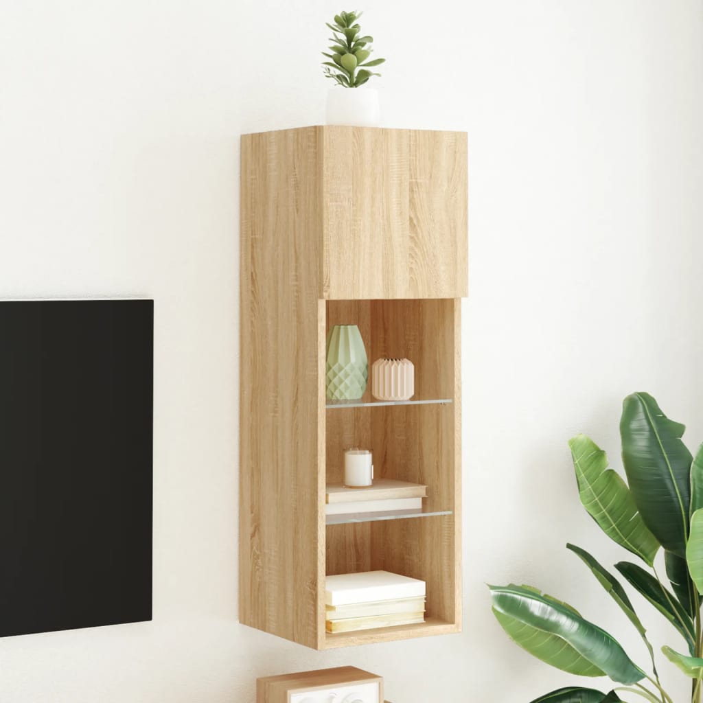TV-Schrank Sonoma Eiche mit LED