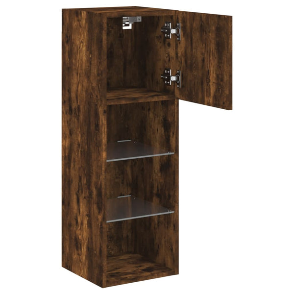 TV-Schrank Räuchereiche mit LED 90cm