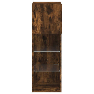 TV-Schrank Räuchereiche mit LED 90cm