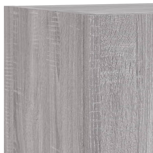 TV-Schrank mit LED Grau Sonoma 90cm