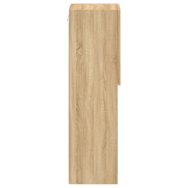 TV-Schrank Sonoma-Eiche mit LED-Leuchten