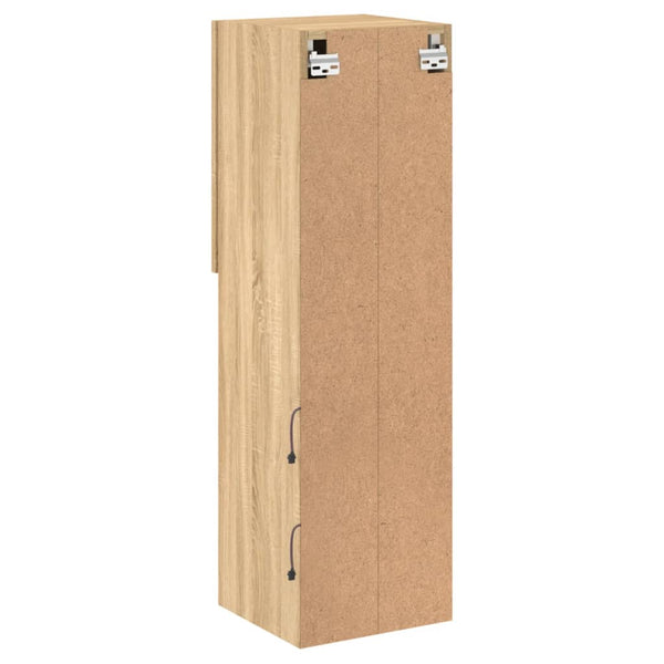 TV-Schrank Sonoma-Eiche mit LED-Leuchten