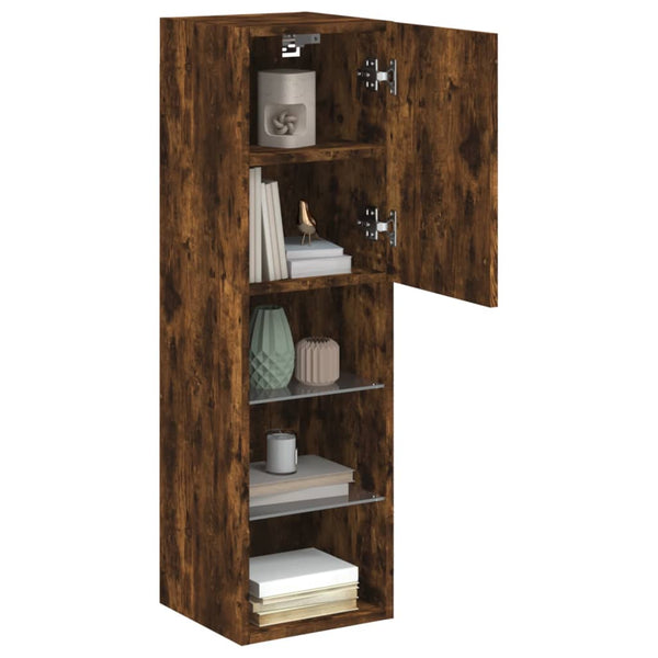 TV-Schrank Räuchereiche mit LED
