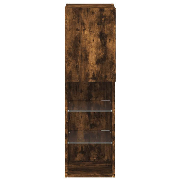 TV-Schrank Räuchereiche mit LED