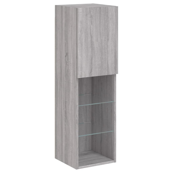 TV-Schrank Grau Sonoma mit LED