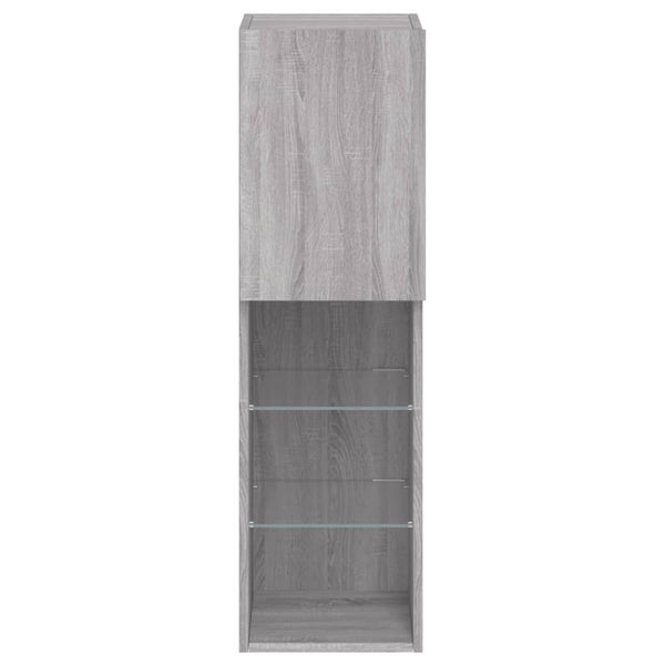 TV-Schrank Grau Sonoma mit LED