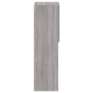 TV-Schrank Grau Sonoma mit LED