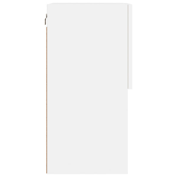 TV-Schränke mit LED, 2er Set, Weiß