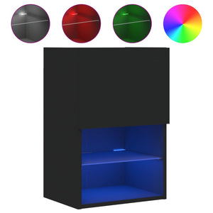 TV-Schrank Schwarz mit LED 40,5cm
