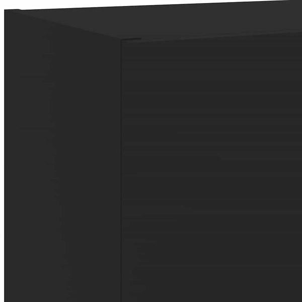 TV-Schrank Schwarz mit LED 40,5cm