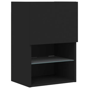 TV-Schrank Schwarz mit LED 40,5cm