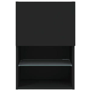 TV-Schrank Schwarz mit LED 40,5cm