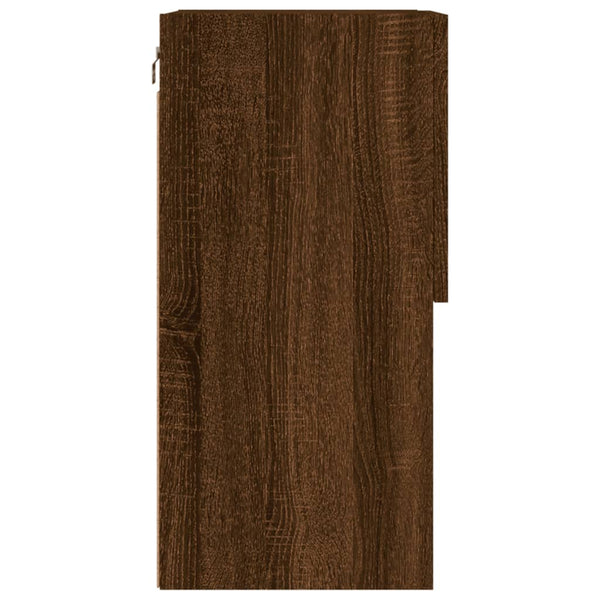 TV-Schrank Braun Eiche mit LED