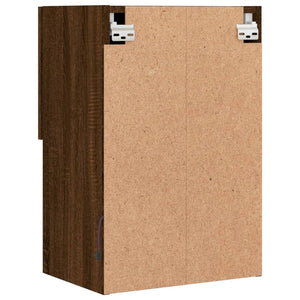 TV-Schrank Braun Eiche mit LED