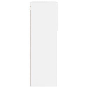 TV-Schrank Weiß mit LED 40,5x30x90 cm