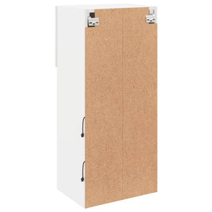 TV-Schrank Weiß mit LED 40,5x30x90 cm