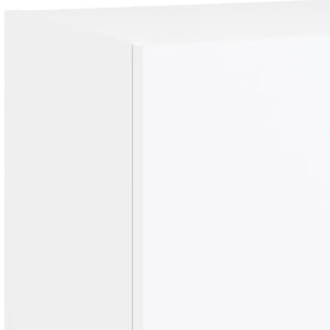 TV-Schränke mit LED-Beleuchtung, 2er-Set, Weiß