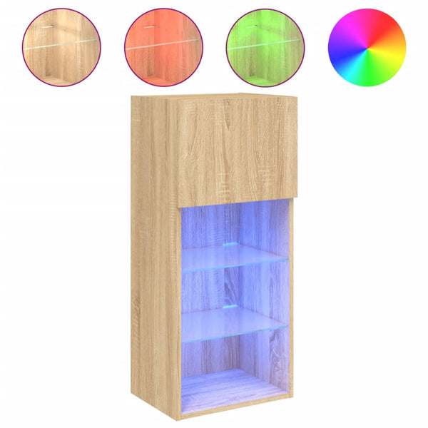 TV-Schrank Sonoma Eiche mit LED