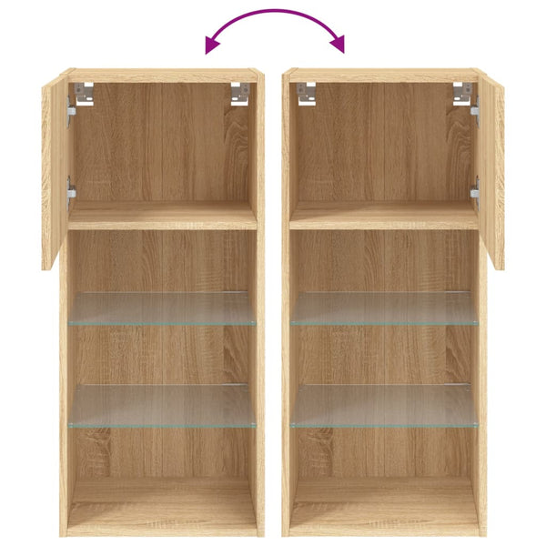 TV-Schrank Sonoma Eiche mit LED