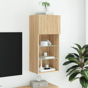 TV-Schrank Sonoma Eiche mit LED
