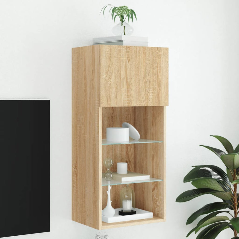 TV-Schrank Sonoma Eiche mit LED