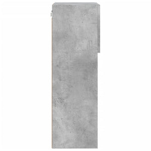 TV-Schränke mit LED Betongrau 40,5x30x90 cm, 2er-Set