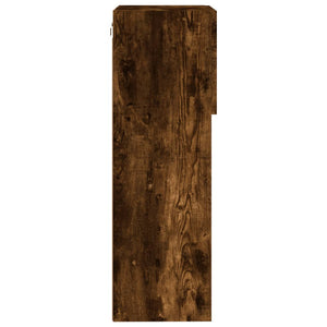 TV-Schrank mit LED Räuchereiche 90 cm