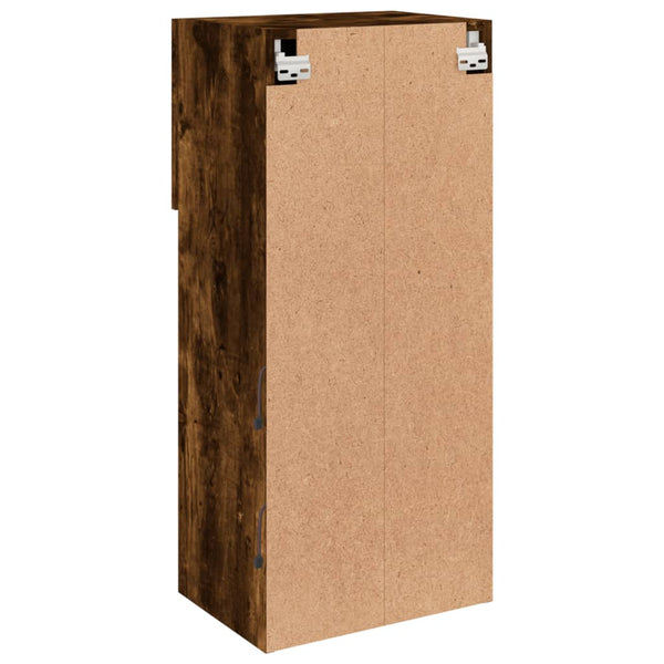 TV-Schrank mit LED Räuchereiche 90 cm