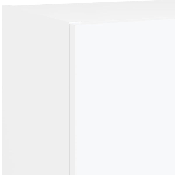 TV-Schrank Weiß mit LED-Leuchten